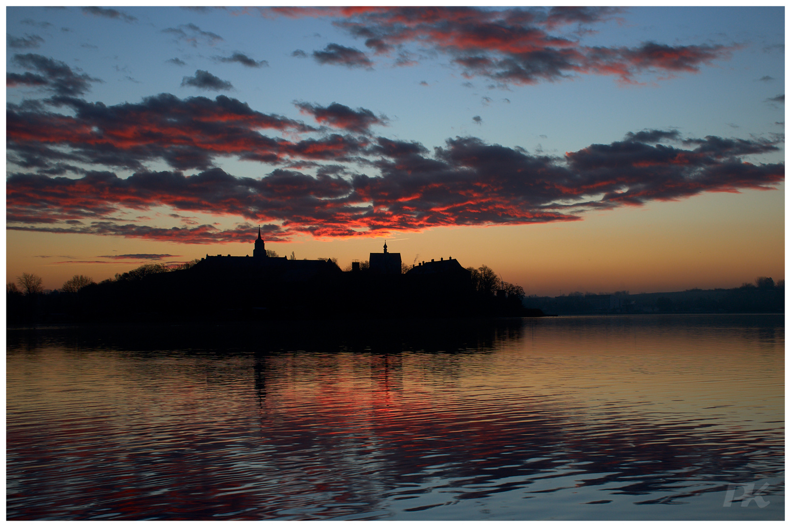 Sonnenaufgang Schloss Seeburg III