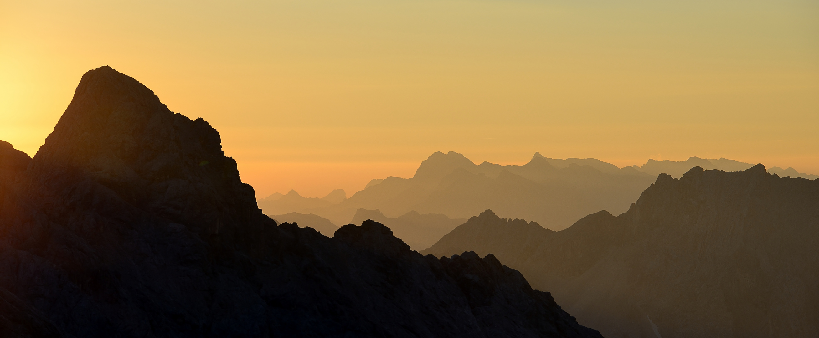 Sonnenaufgang Schneefernerhaus