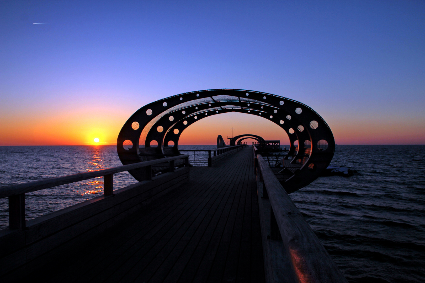 Sonnenaufgang - Seebrücke Kellenhusen