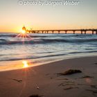 Sonnenaufgang Seebrücke Zinnowitz Usedom Ostsee