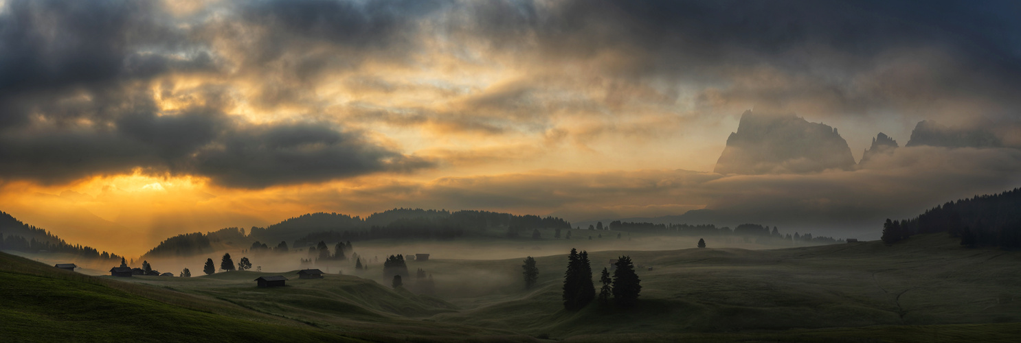 Sonnenaufgang Seiser Alm