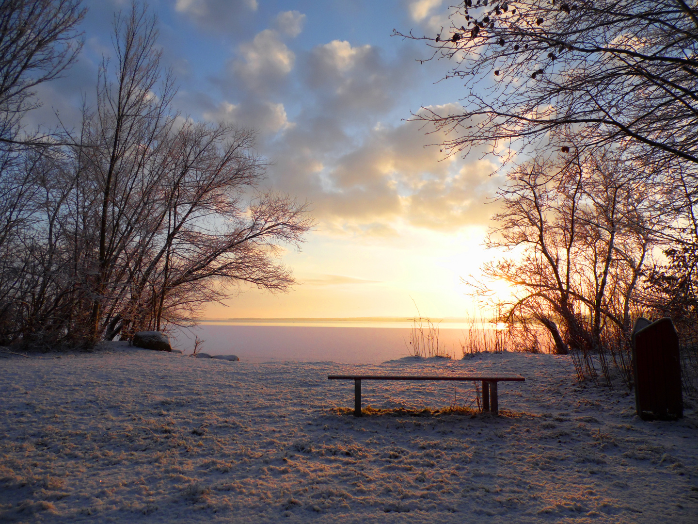 Sonnenaufgang Senftenberger See