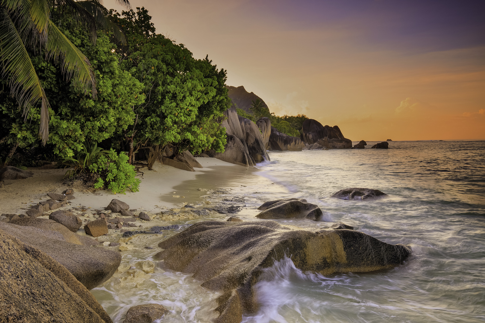 - Sonnenaufgang Seychellen -