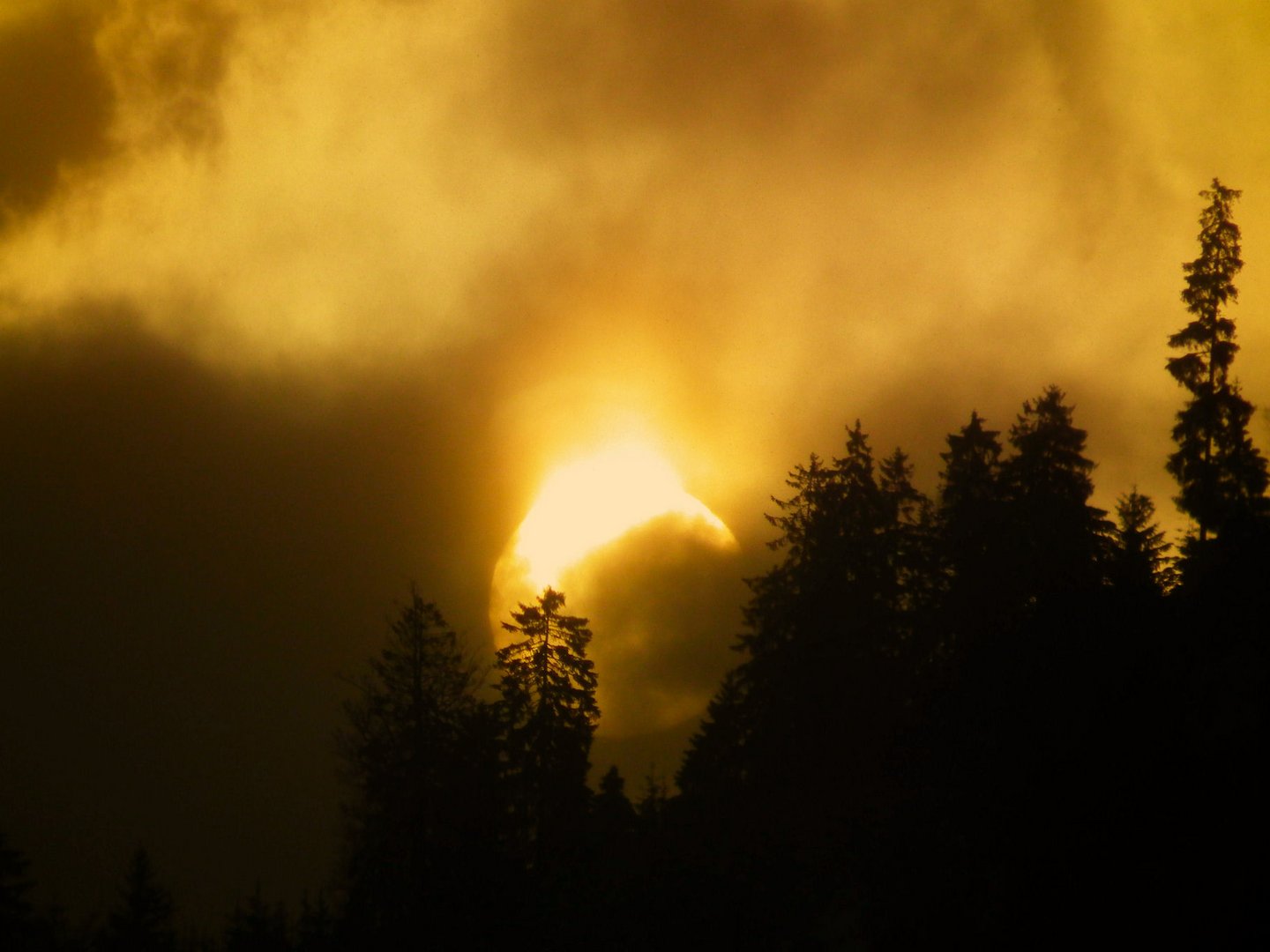 Sonnenaufgang - Sonne brennt