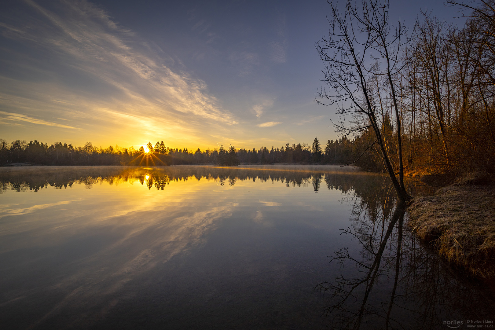 Sonnenaufgang Spiegelung