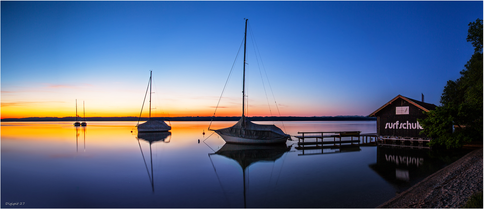 Sonnenaufgang Starnberger See 2018-02