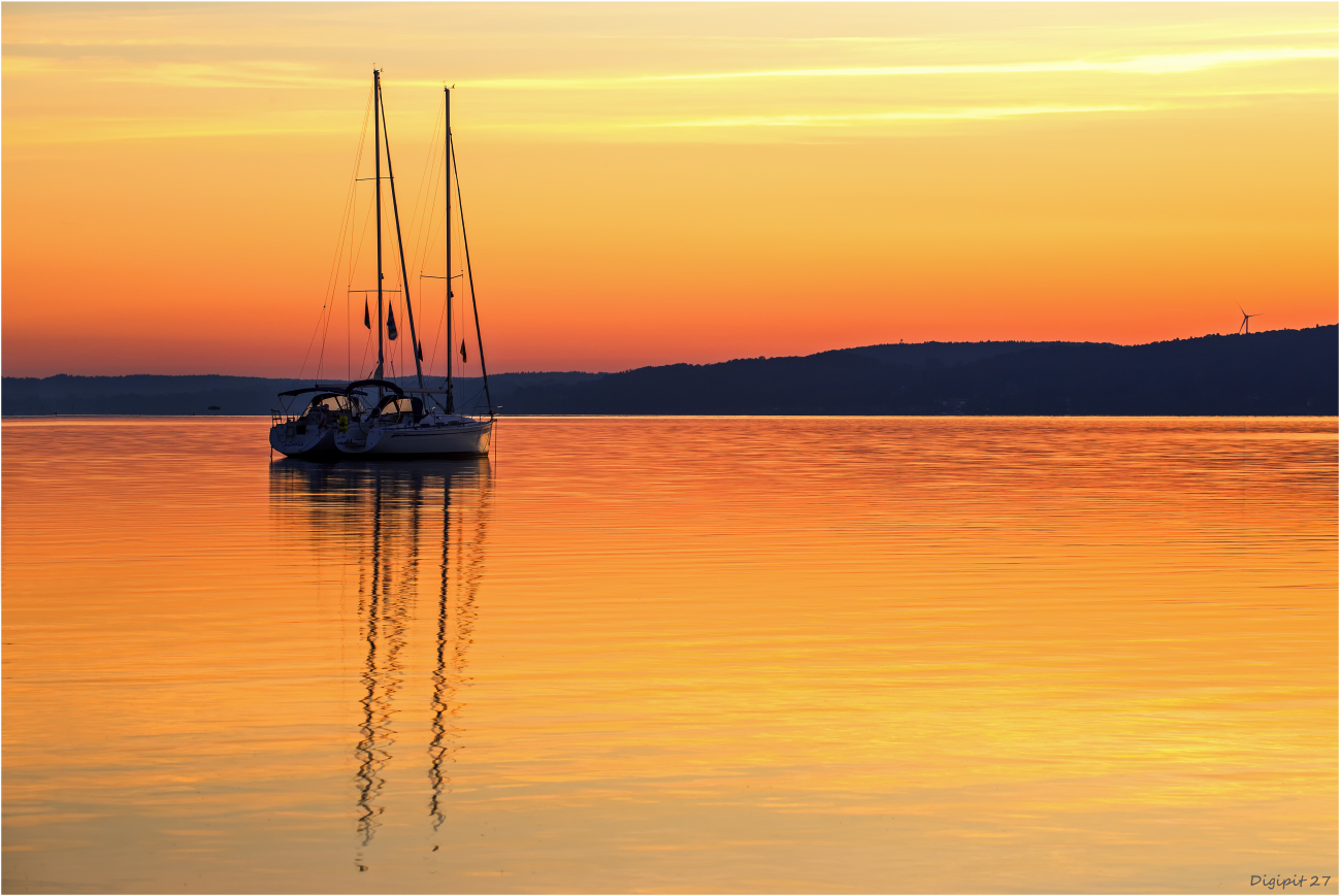 Sonnenaufgang Starnberger See 2018-07