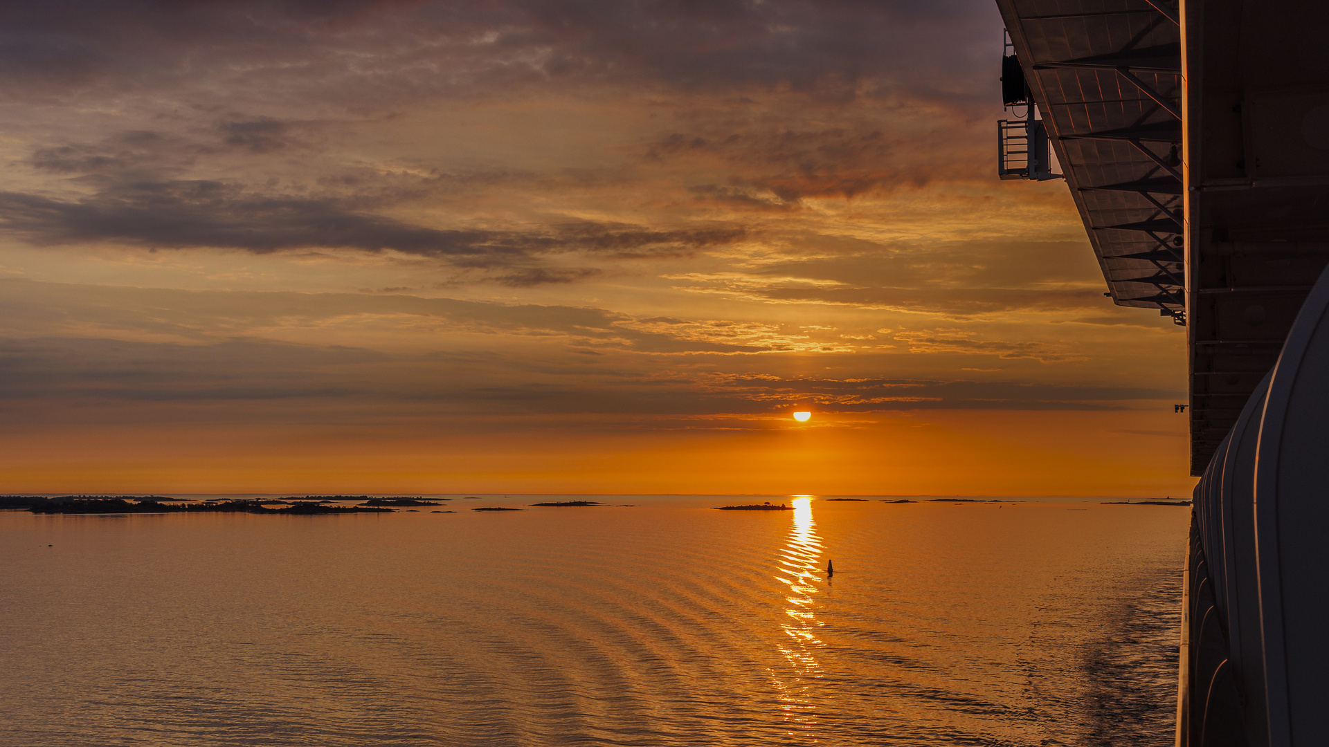 Sonnenaufgang, Stockholmer Schären