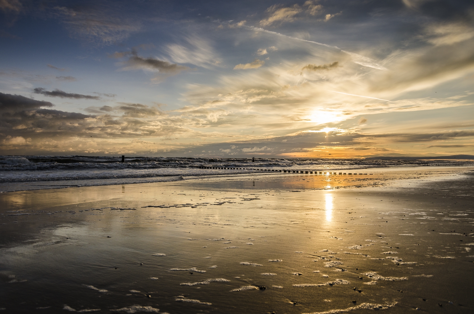 Sonnenaufgang-Strand