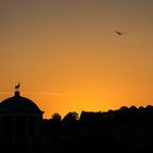 Sonnenaufgang Stuttgart Schlossplatz