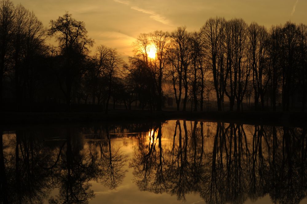 Sonnenaufgang Triesdorf