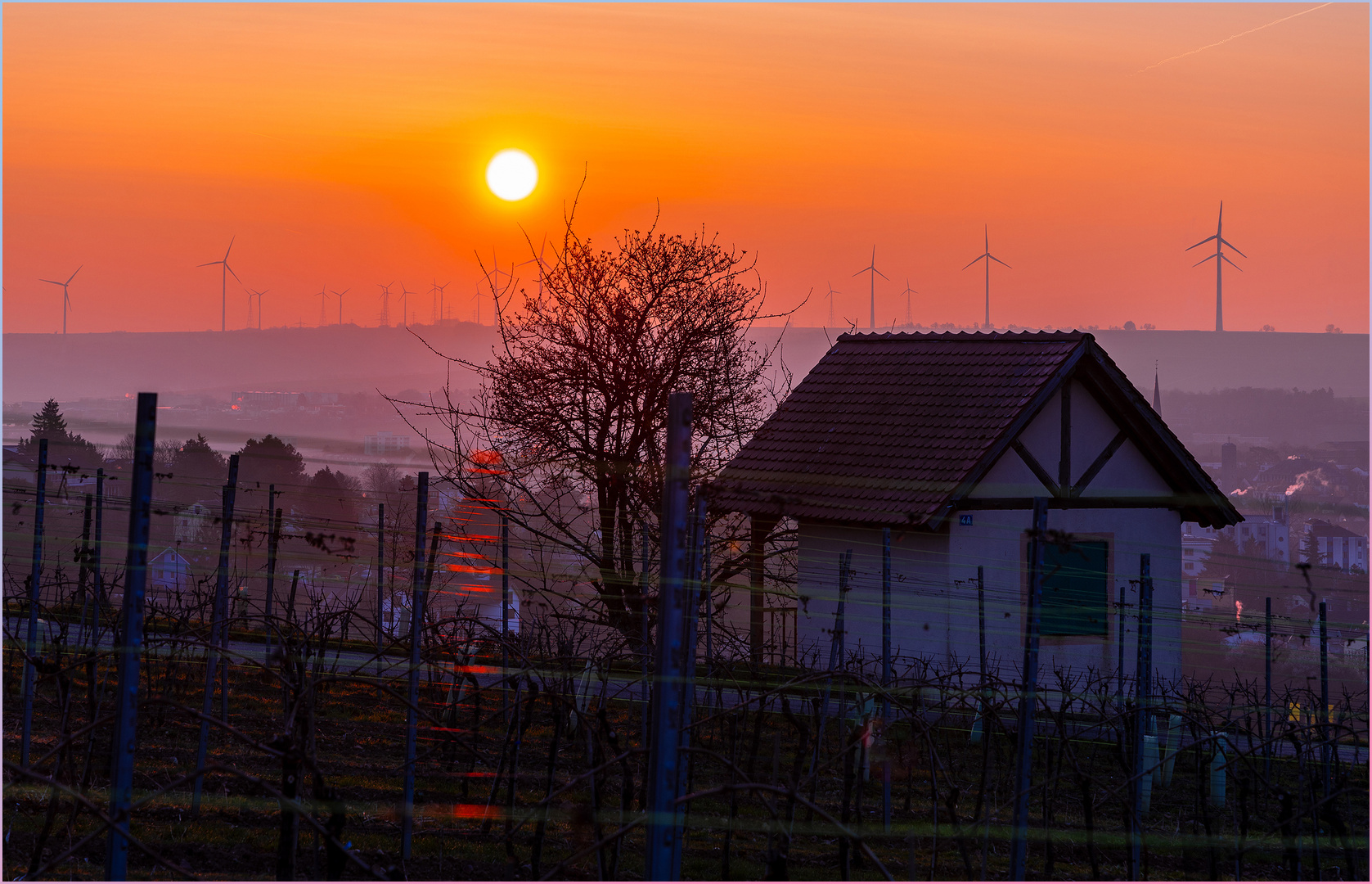 Sonnenaufgang über Alzey - II - 