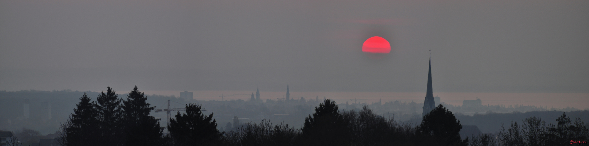 Sonnenaufgang über Amriswil