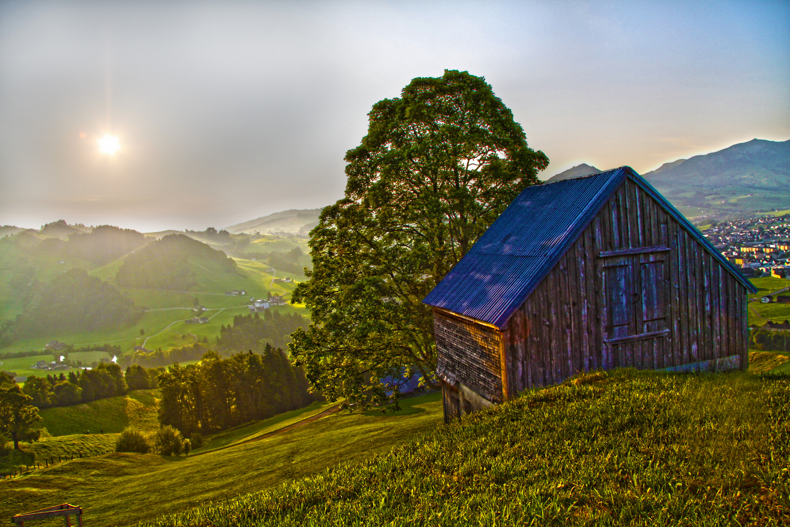 Sonnenaufgang über Appenzell