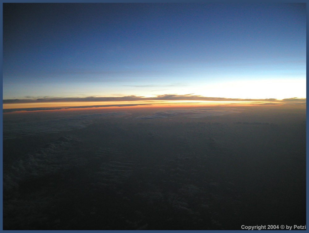 Sonnenaufgang ueber Australien