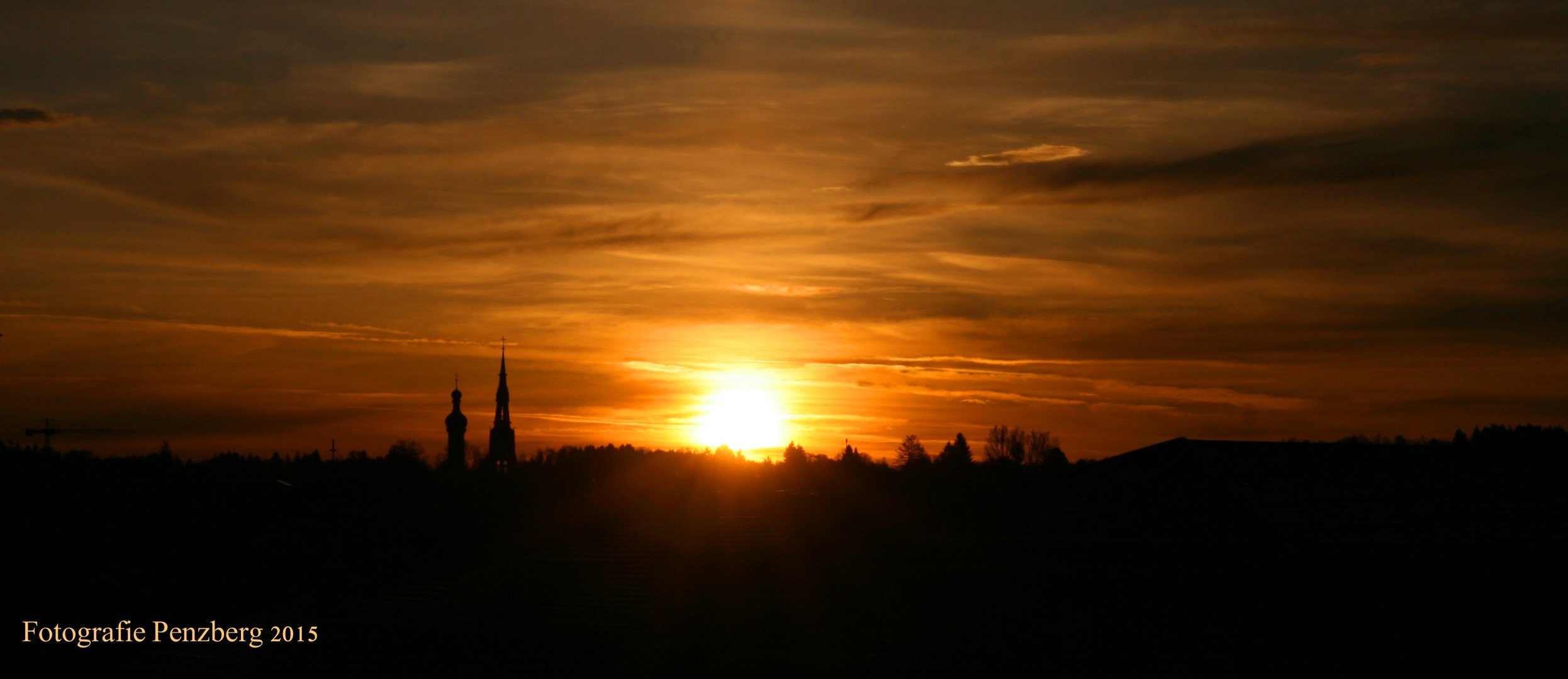 Sonnenaufgang über Bad Tölz