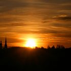 Sonnenaufgang über Bad Tölz