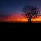 Sonnenaufgang ueber Barcelona