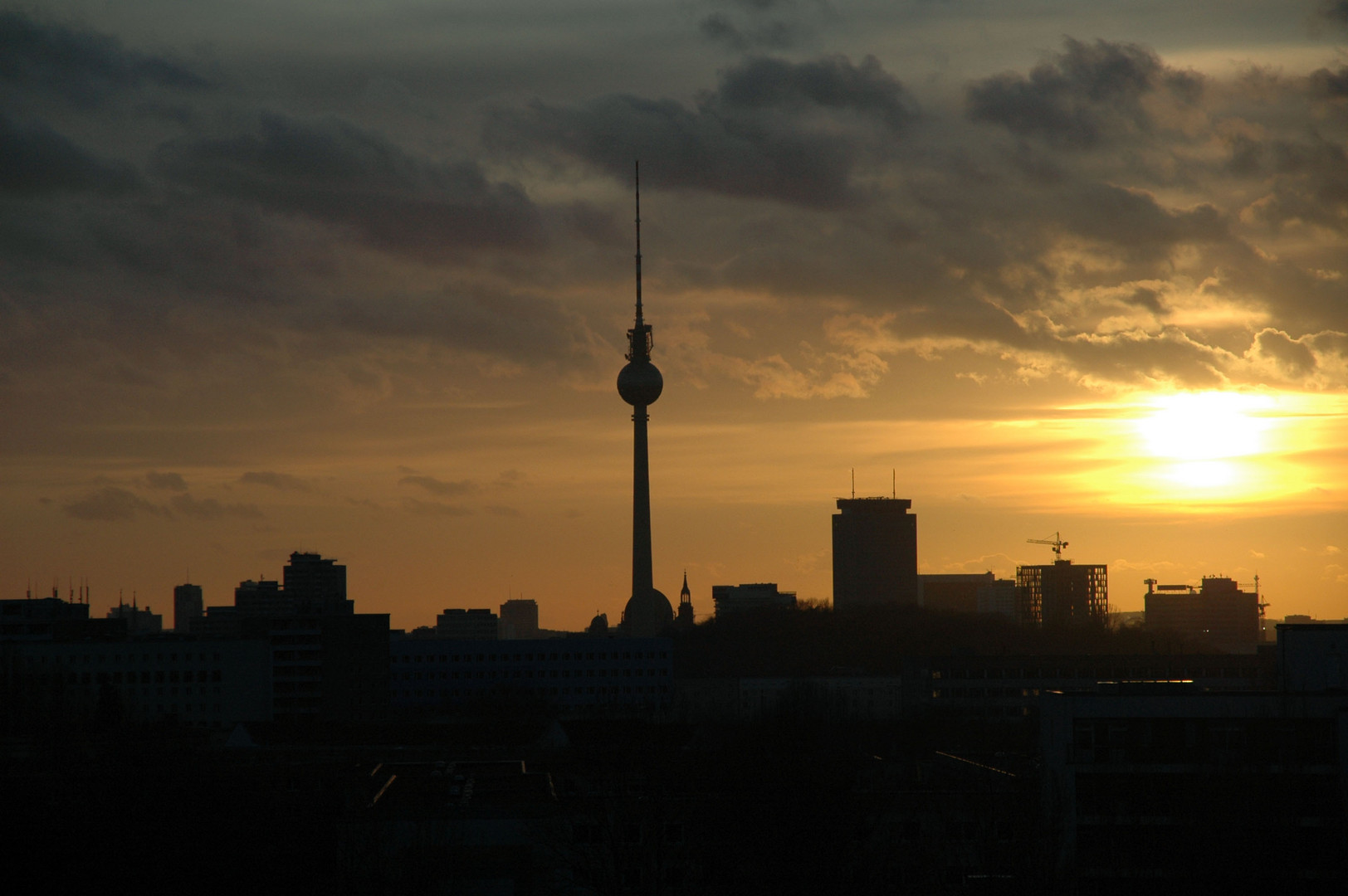 Sonnenaufgang über Berlin