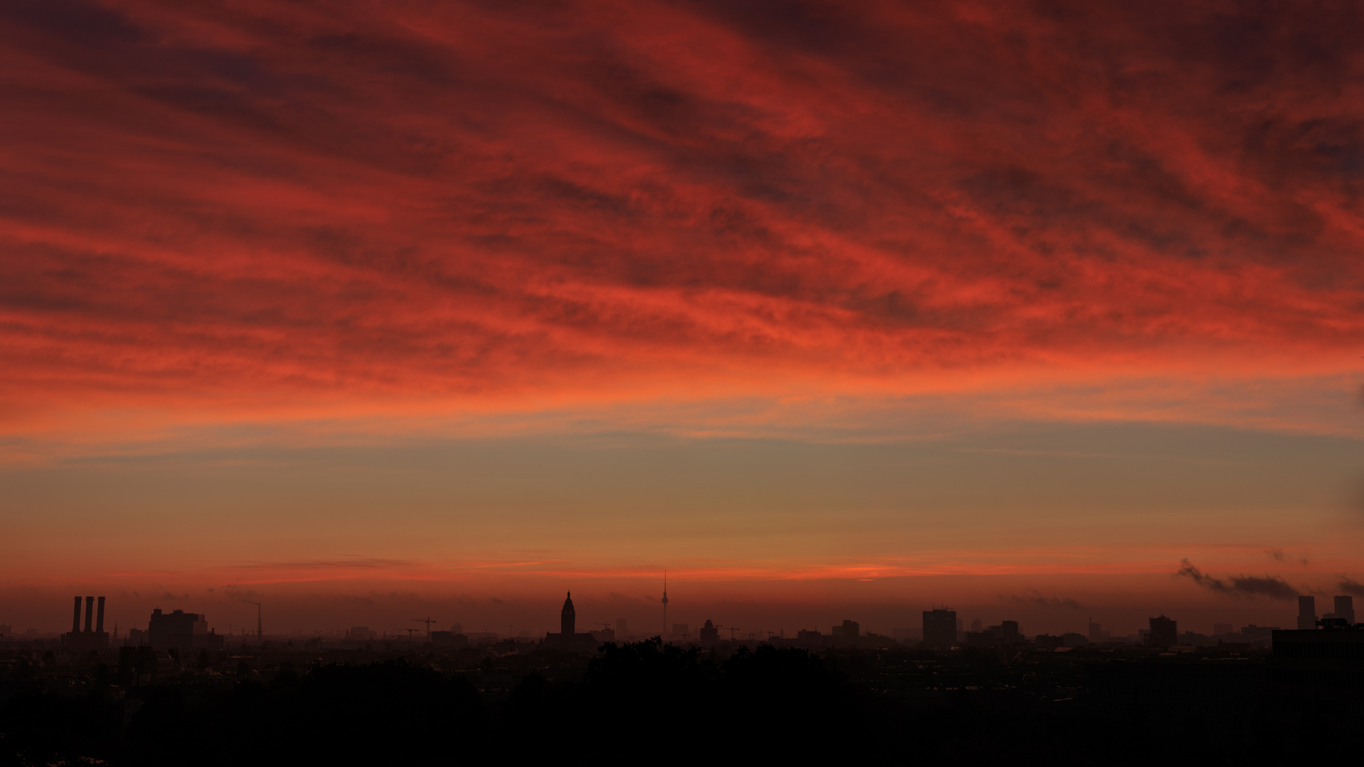 Sonnenaufgang über Berlin