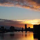 Sonnenaufgang über Berlin Treptow