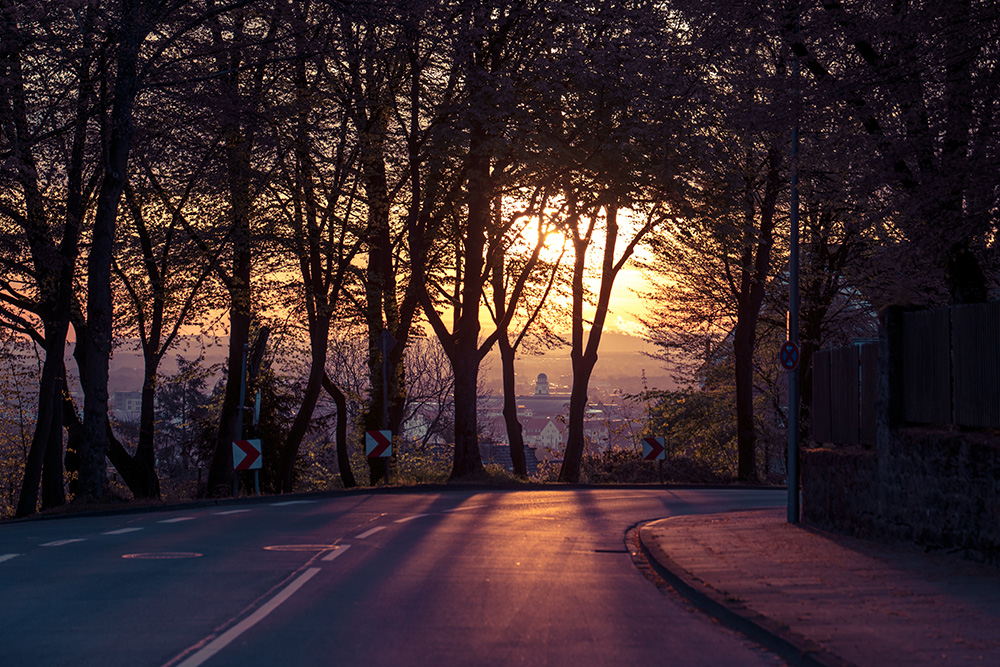 Sonnenaufgang über Bielefeld