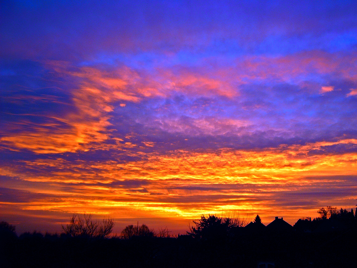 Sonnenaufgang über Bielefeld