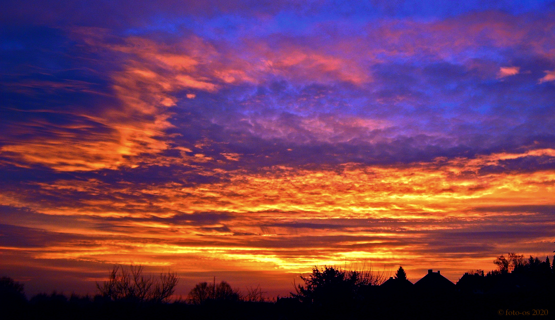 Sonnenaufgang über Bielefeld - überarbeitet