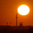 Sonnenaufgang über Bochum