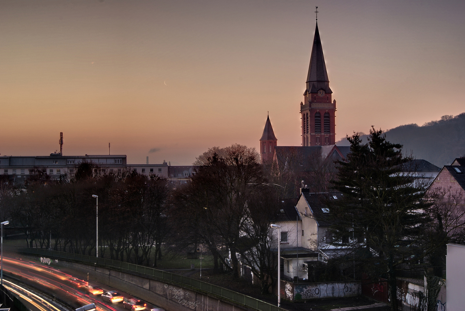 Sonnenaufgang über Bonn