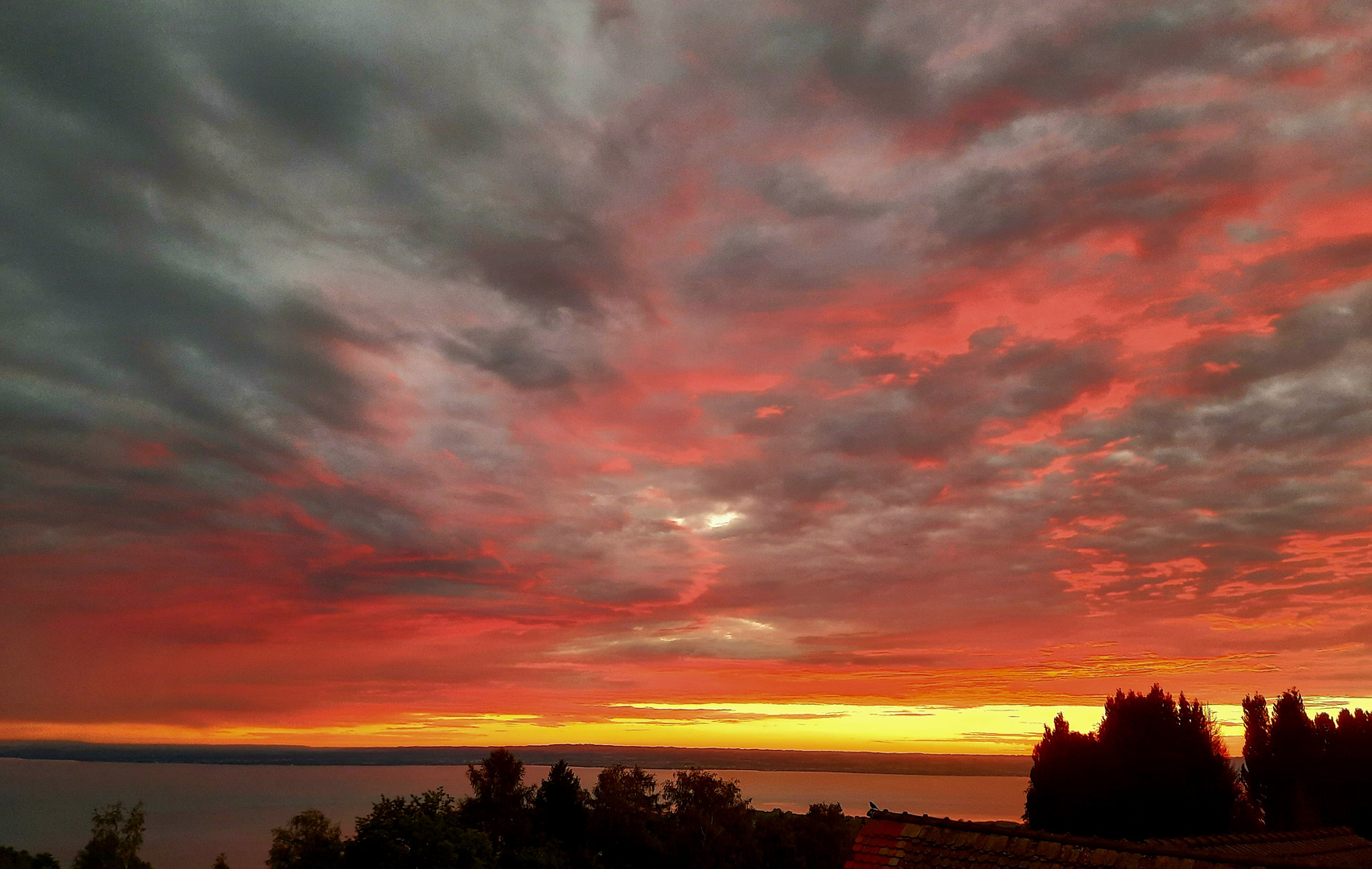 Sonnenaufgang über Bregenz - Bodensee