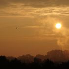 Sonnenaufgang über Bremen