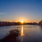 Sonnenaufgang über Bremen