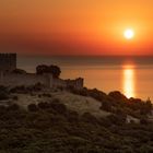  Sonnenaufgang über Castle Platamonas