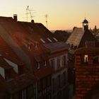 Sonnenaufgang über Colmar