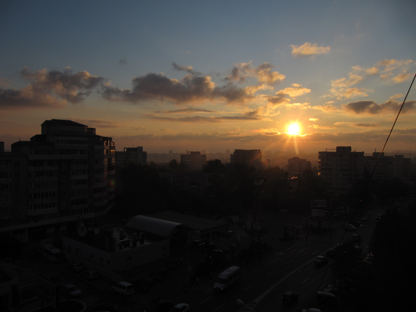 Sonnenaufgang über Constanta