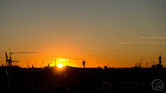 Sonnenaufgang über Cuxhaven