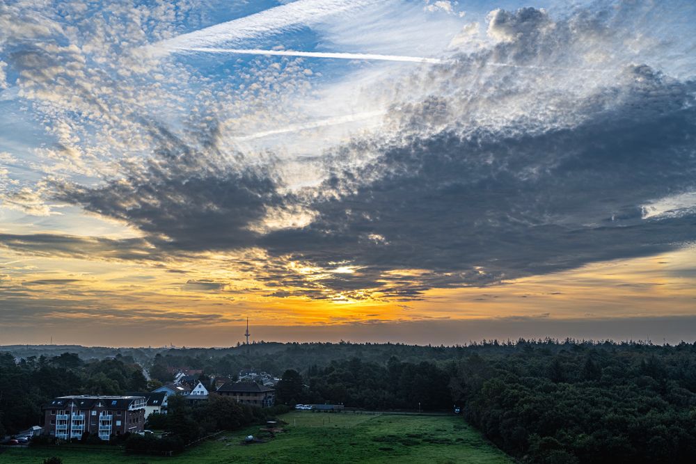 Sonnenaufgang über Cuxhaven