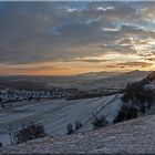 Sonnenaufgang über dem Albtrauf