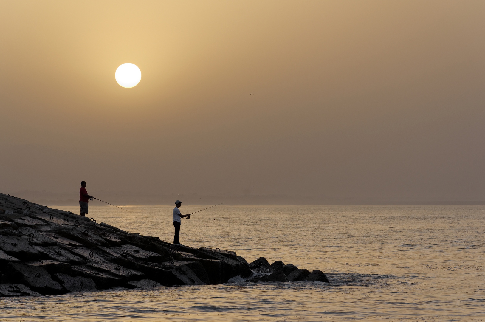 Sonnenaufgang über dem Arabischen Meer