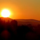 Sonnenaufgang über dem Bayrischen Wald