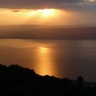 Sonnenaufgang über dem Berg *TABOR* in Israel