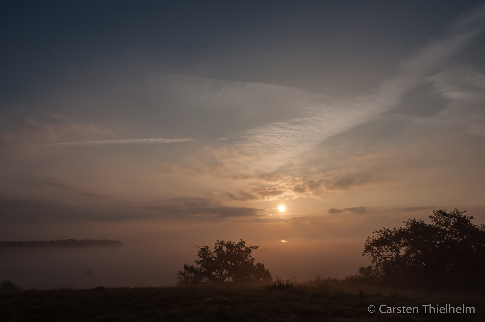 Sonnenaufgang über dem Bodden