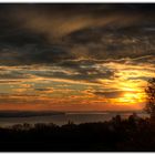 Sonnenaufgang über dem Bodensee