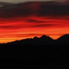 Sonnenaufgang über dem Chiemgau