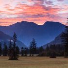 Sonnenaufgang über dem Estergebirge