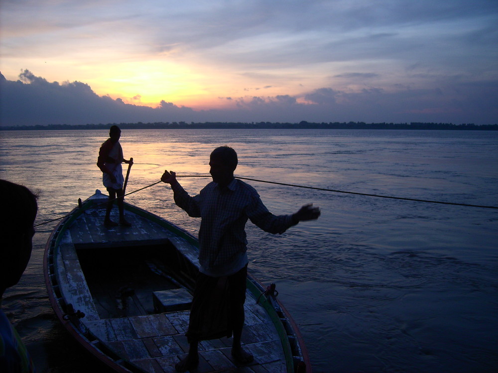 Sonnenaufgang über dem Ganges