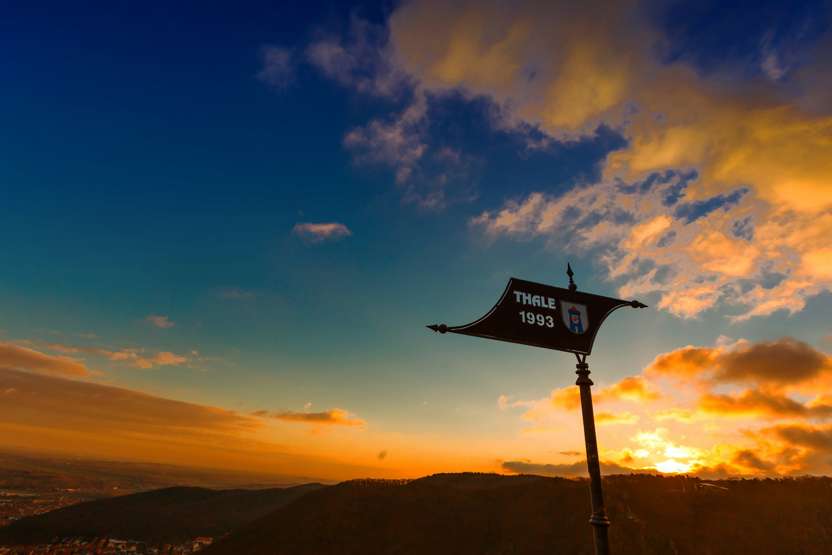 Sonnenaufgang über dem Hexentanzplatz