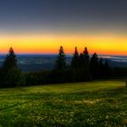 Sonnenaufgang über dem Hohen Peissenberg