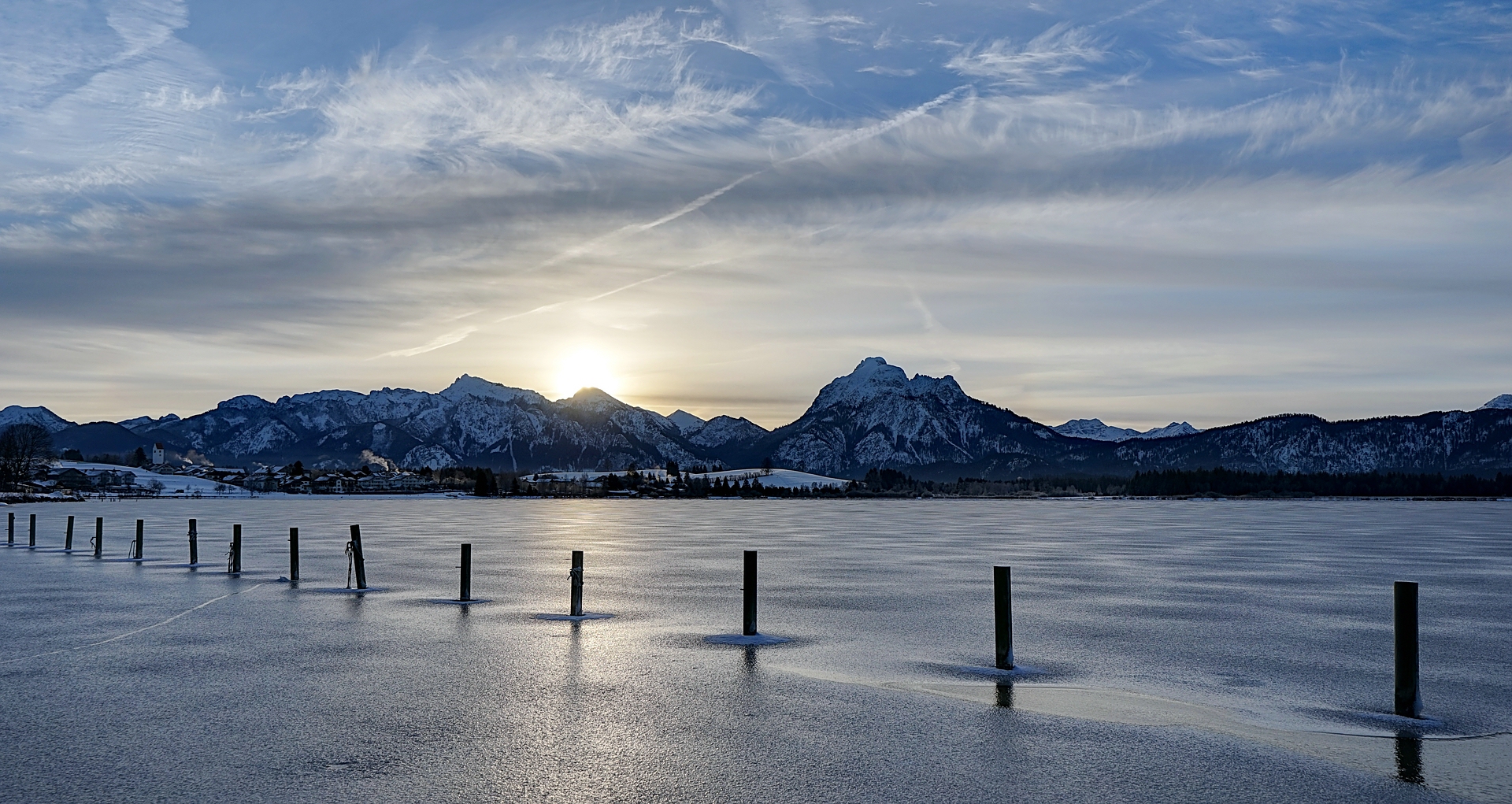 Sonnenaufgang über dem Hopfensee